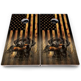 Hidden Wildlife Flag Cornhole Boards – Pro Lite or Pro Elite