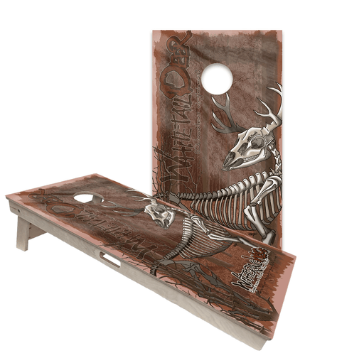 Cornhole Boards World Series of Cornhole Official 2' x 4' Professional Cornhole Board Runway 2402P - Withering Wilds Whitetail Deer
