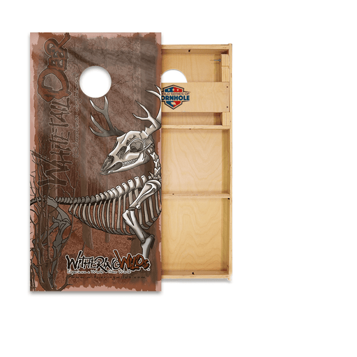 Cornhole Boards World Series of Cornhole Official 2' x 4' Professional Cornhole Board Runway 2402P - Withering Wilds Whitetail Deer