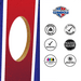 Cornhole Boards World Series of Cornhole Official 2' x 4' Professional Cornhole Board Runway 2402P - You Free Tonight