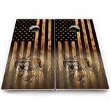 Hidden Wildlife Flag Cornhole Boards – Pro Lite or Pro Elite