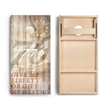 1776 Tan Star Cornhole Boards
