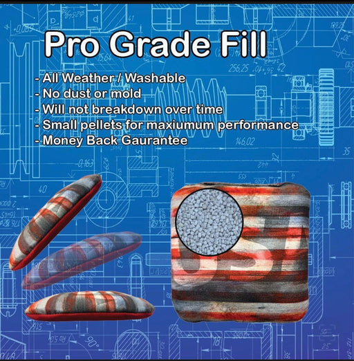 MOAB bags Custom Logo back yard slick and stick cornhole bags - upload your custom design!