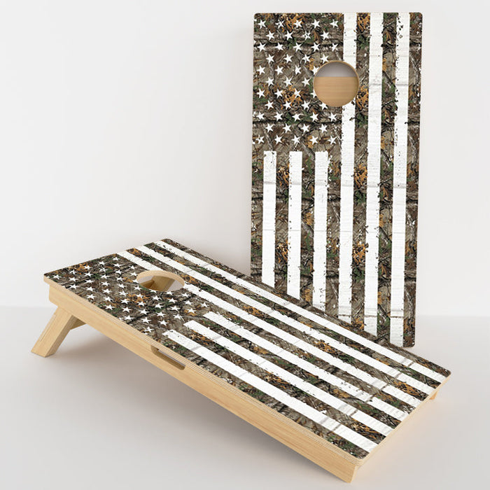 Hunters American Flag Professional Cornhole Boards