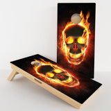 Boards Fire Skull Professional Cornhole Boards
