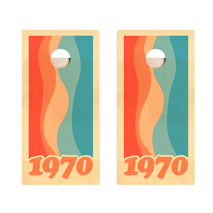 1970 Graphic Star Cornhole Boards