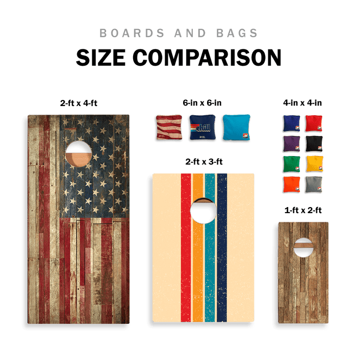 1970 Graphic Star Cornhole Boards