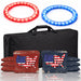 SAVE BIG BUNDLE: 2 LED lights, Boards carrying case, 8 America Pro bags