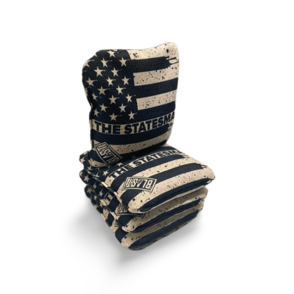 Cornhole Bag The Statesmen Pro Cornhole Bags (6/9).  Flat fill, smaller profile.