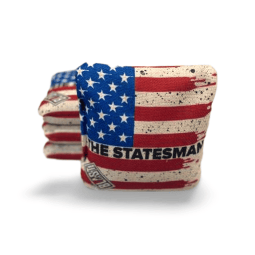 Cornhole Bag The Statesmen Pro Cornhole Bags (6/9).  Flat fill, smaller profile.