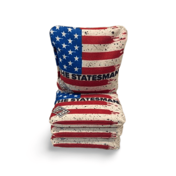 Cornhole Bag The Statesmen Pro Cornhole Bags (6/9).  Flat fill, smaller profile.