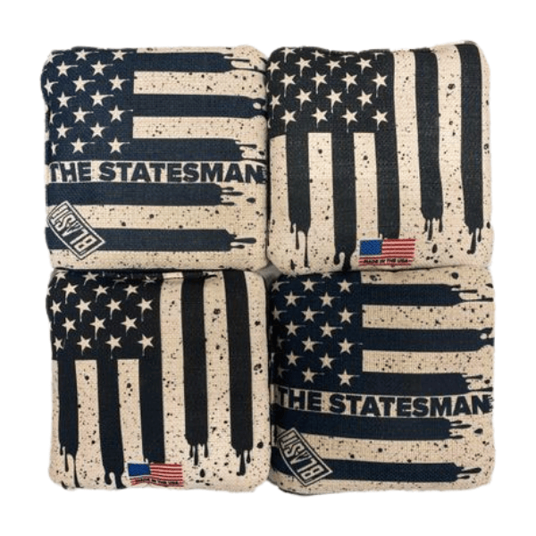 Cornhole Bag The Statesmen Pro Cornhole Bags (6/9).  Flat fill, smaller profile.