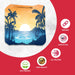 Professional River Palms Cornhole Bags - Set of 8