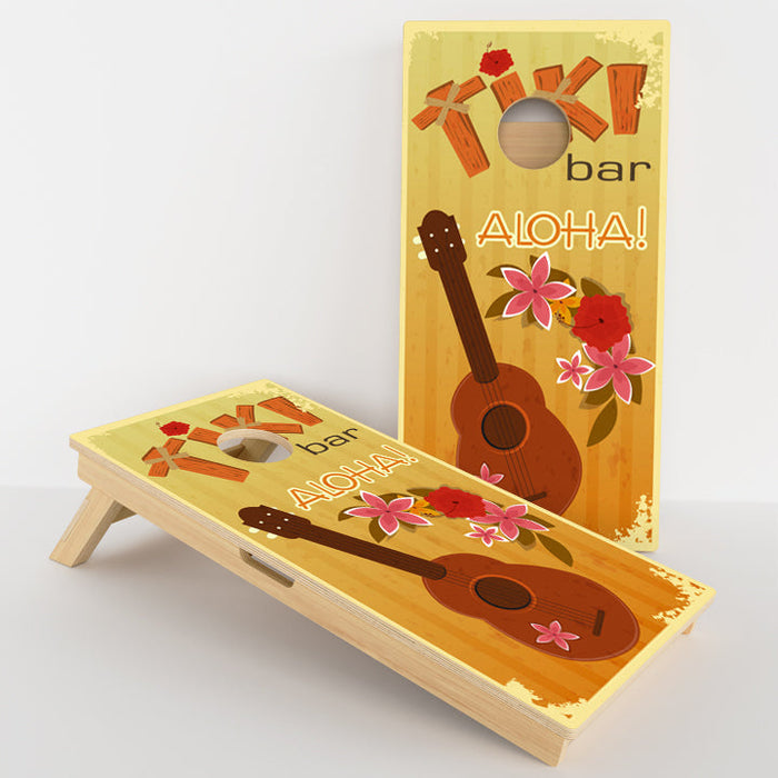 Tiki Bar Professional Cornhole Boards