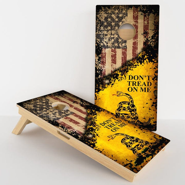 Boards Don't Tread On Me Professional Cornhole Boards