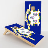 Boards Connecticut Flag Professional Cornhole Boards