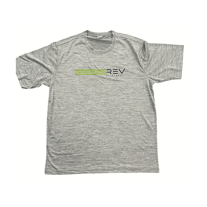 Rev Pickleball Logo Sport-Tek® PosiCharge® Electric Heather Tee