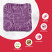 Professional Blue Purple Tech Cornhole Bags - Set of 8