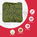 Professional Green Orange Tech Cornhole Bags - Set of 8