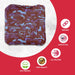 Professional Green Purple Tech Fusion Cornhole Bags - Set of 8