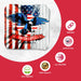 Professional USA Eagle Flag Cornhole Bags - Set of 8