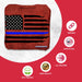 Professional Blue Line Red Line Cornhole Bags - Set of 8