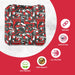 Professional Blue Red Tech Fusion Cornhole Bags - Set of 8