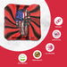 Red Blue Skull Cornhole Bags - Set of 8