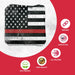 Red Blue Lines Cornhole Bags - Set of 8