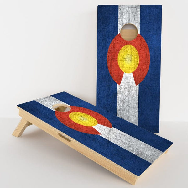 Boards Colorado Flag Professional Cornhole Boards