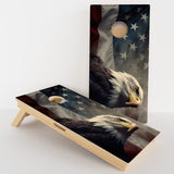 Boards Bald Eagle American Flag Professional Cornhole Boards