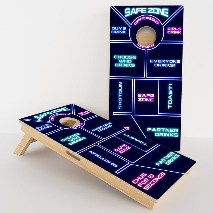Boards Neon Drinking Game Professional Cornhole Boards