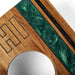 Cornhole Boards 1ft x 2ft Gameday Teams Epoxy Resin Wood Compact Travel Cornhole Board Set