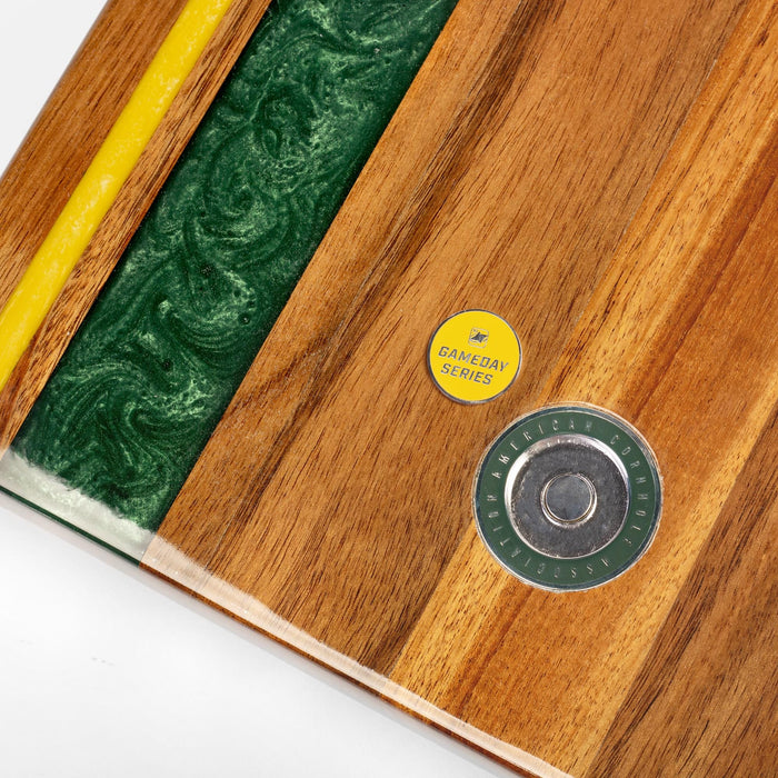 Cornhole Boards 1ft x 2ft Gameday Teams Epoxy Resin Wood Compact Travel Cornhole Board Set