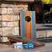 Cornhole Boards 1ft x 2ft Gameday Teams Epoxy Resin Wood Compact Travel Cornhole Board Set