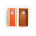 Cornhole Boards 1ft x 2ft Graphic Wood Travel Cornhole Set | Classic Beach Stripes Collection