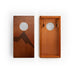 Cornhole Boards 1ft x 2ft Graphic Wood Travel Cornhole Set | Modern Angle Collection
