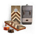 Cornhole Boards Terra Chevron 1ft x 2ft Graphic Wood Travel Cornhole Set | Modern Angle Collection