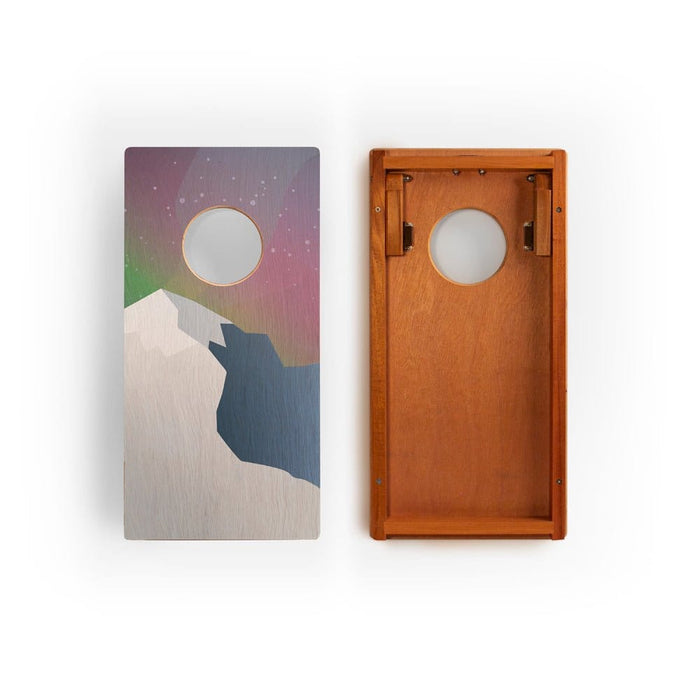 Cornhole Boards 1ft x 2ft Graphic Wood Travel Cornhole Set | National Parks Inspired Collection