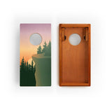 Cornhole Boards 1ft x 2ft Graphic Wood Travel Cornhole Set | National Parks Inspired Collection