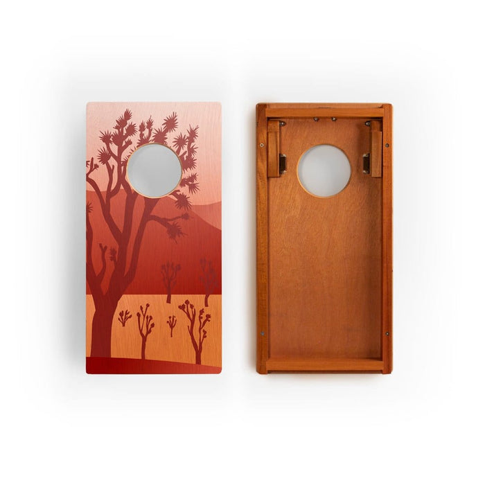 Cornhole Boards 1ft x 2ft Graphic Wood Travel Cornhole Set | National Parks Inspired Collection