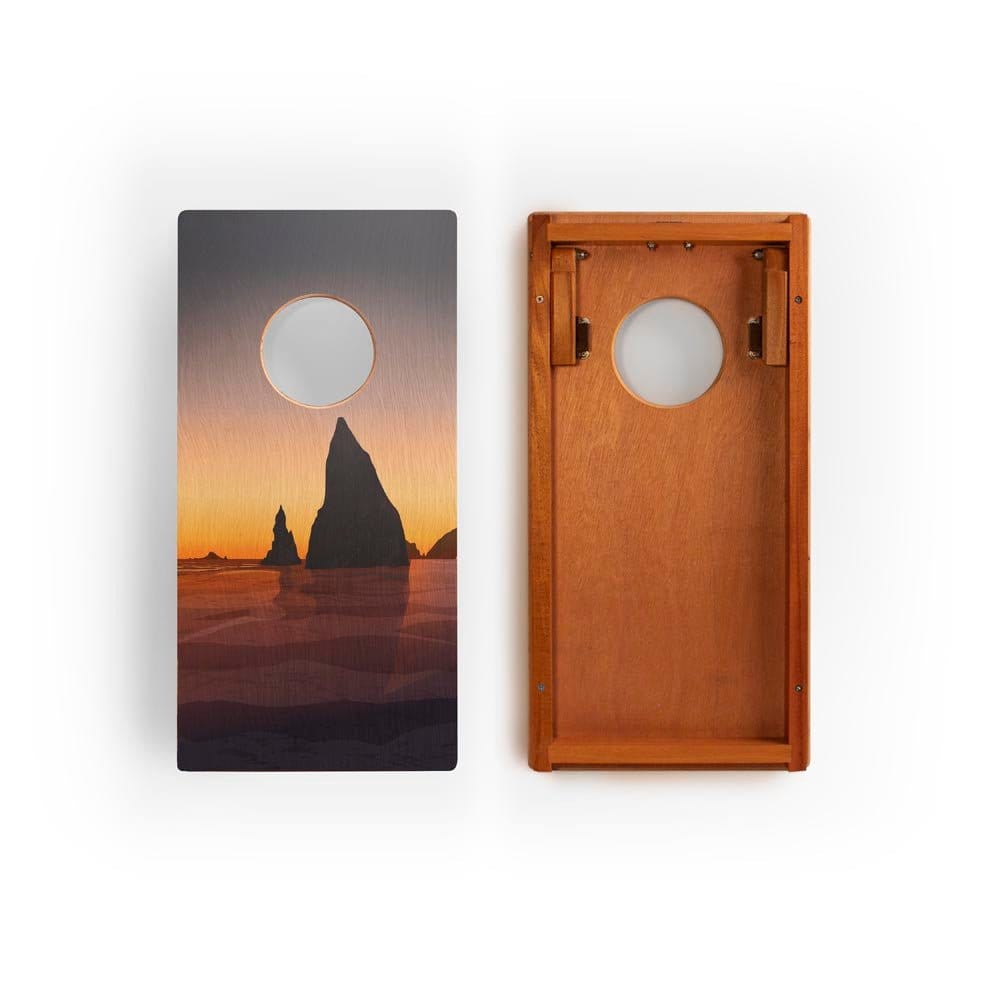 Cornhole Boards 1ft x 2ft Graphic Wood Travel Cornhole Set | National Parks Inspired Collection