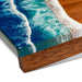 Cornhole Boards 1ft x 2ft Resin & Wood Travel Cornhole Set | Beach Wave