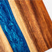 Cornhole Boards 1ft x 2ft Resin & Wood Travel Cornhole Set | Live Edge River Collection