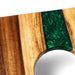 Cornhole Boards 1ft x 2ft Resin & Wood Travel Cornhole Set | Live Edge River Collection