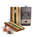 Cornhole Boards Green Pearl 1ft x 2ft Resin & Wood Travel Cornhole Set | Live Edge River Collection