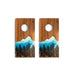 Cornhole Boards 1ft x 2ft Resin & Wood Travel Cornhole Set | Mountain Collection
