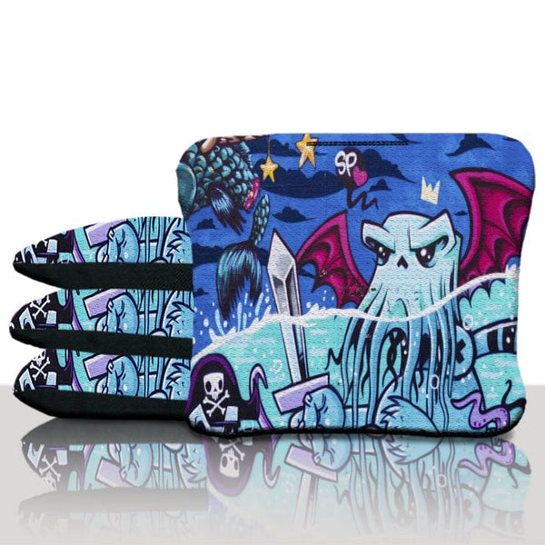 Pro Sea Monster Cornhole Bags