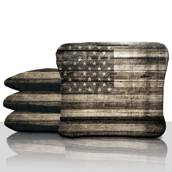 Pro Vintage American Flag Cornhole Bags