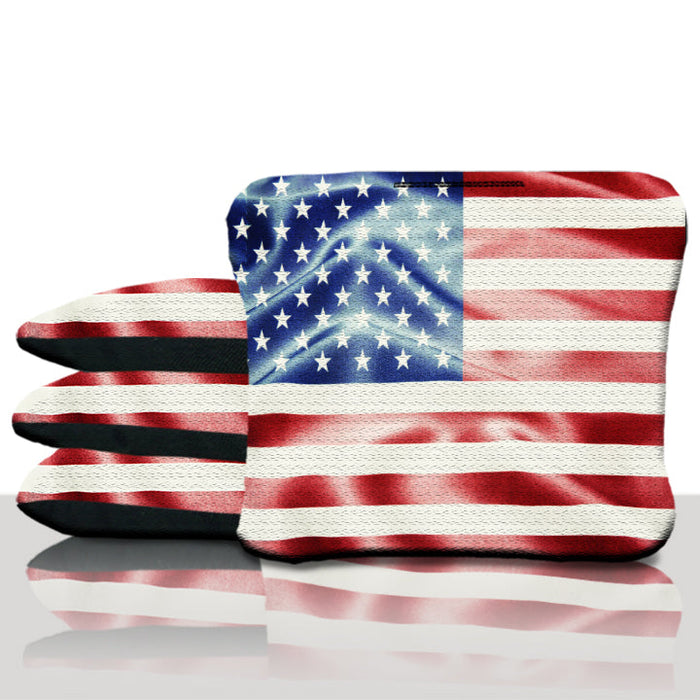 Patriotic Flag Cornhole Bags